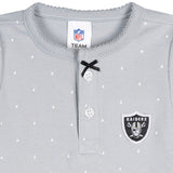 Baby Girls Las Vegas Raiders Footless Pajamas-Gerber Childrenswear Wholesale