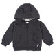 Baby Neutral Charcoal Heather Zip Front Sweatshirt