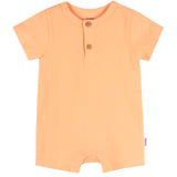 Baby Neutral Peach Short Sleeve Romper-Gerber Childrenswear Wholesale