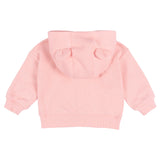Baby Neutral Pink Zip Front Sweatshirt