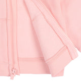Baby Neutral Pink Zip Front Sweatshirt