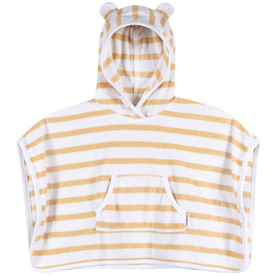 Baby Neutral Tan Stripe Swim Coverup-Gerber Childrenswear Wholesale