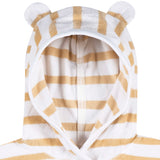 Baby Neutral Tan Stripe Swim Coverup-Gerber Childrenswear Wholesale