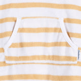 Baby Neutral Tan Stripe Swim Coverup-Gerber Childrenswear Wholesale