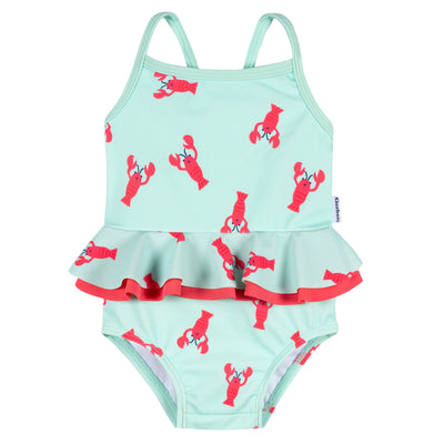 Baby & Toddler Girls Lobsters Swimsuit-Gerber Childrenswear Wholesale