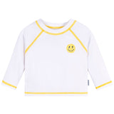 Baby & Toddler Neutral White Rashguard Top-Gerber Childrenswear Wholesale