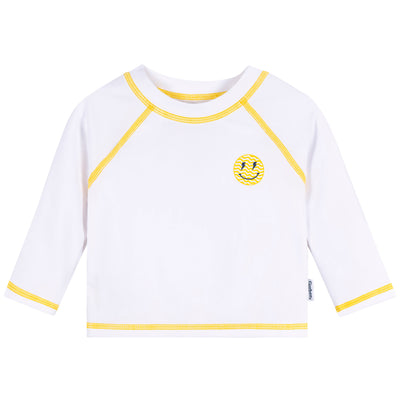 Baby & Toddler Neutral White Rashguard Top-Gerber Childrenswear Wholesale