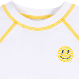 Baby & Toddler Neutral White Rashguard Top-Gerber Childrenswear Wholesale
