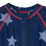 Baby Boys Blue Stars Long Sleeve Rashguard-Gerber Childrenswear Wholesale