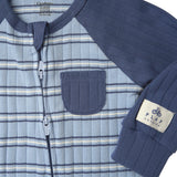 Baby Boys Blue Romper-Gerber Childrenswear Wholesale