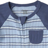 Baby Boys Blue Romper-Gerber Childrenswear Wholesale