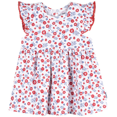 Baby Girls Floral Dress-Gerber Childrenswear Wholesale