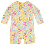 Baby Girls Floral Long Sleeve Rashguard-Gerber Childrenswear Wholesale