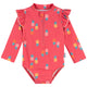 Baby Girls Pink Pineapple Rashguard Suit-Gerber Childrenswear Wholesale