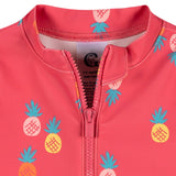 Baby Girls Pink Pineapple Rashguard Suit-Gerber Childrenswear Wholesale