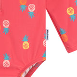 Baby Girls Pink Pineapple Rashguard Suit-Gerber Childrenswear Wholesale