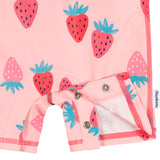 Baby Girls Pink Strawberry Long Sleeve Rashguard-Gerber Childrenswear Wholesale