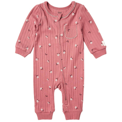 Baby Girls Rose Romper-Gerber Childrenswear Wholesale