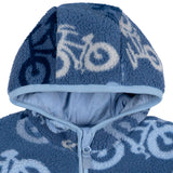 Infant & Toddler Boys Blue Sherpa Jacket-Gerber Childrenswear Wholesale