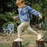 Infant & Toddler Boys Blue Sherpa Jacket-Gerber Childrenswear Wholesale