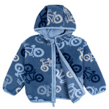 Infant & Toddler Boys Blue Sherpa Jacket-Gerber Childrenswear Wholesale