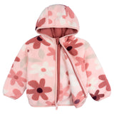 Infant & Toddler Girls Pink Sherpa Jacket-Gerber Childrenswear Wholesale