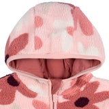 Infant & Toddler Girls Pink Sherpa Jacket-Gerber Childrenswear Wholesale