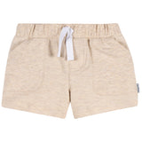 2-Pack Baby & Toddler Boys Green & Tan Knit Shorts-Gerber Childrenswear Wholesale