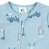 2-Pack Baby & Toddler Boys Golf Footed Fleece Pajamas