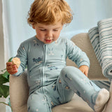2-Pack Baby & Toddler Boys Golf Footed Fleece Pajamas