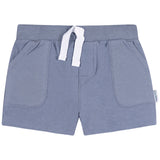 2-Pack Baby & Toddler Boys Blue & Gray Knit Shorts-Gerber Childrenswear Wholesale