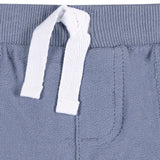 2-Pack Baby & Toddler Boys Blue & Gray Knit Shorts-Gerber Childrenswear Wholesale
