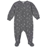 2-Pack Baby & Toddler Boys Smiley Faces Footed Fleece Pajamas