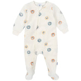 2-Pack Baby & Toddler Boys Smiley Faces Footed Fleece Pajamas