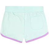 2-Pack Baby & Toddler Girls Aqua & Purple Knit Dolphin Shorts-Gerber Childrenswear Wholesale