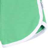 2-Pack Baby & Toddler Girls Green & Pink Knit Dolphin Shorts-Gerber Childrenswear Wholesale