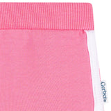 2-Pack Baby & Toddler Girls Green & Pink Knit Dolphin Shorts-Gerber Childrenswear Wholesale