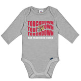 2-Pack Baby Boys 49ers Long Sleeve Bodysuit Set-Gerber Childrenswear Wholesale