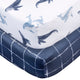 2-Pack Baby Boys Coastal Calm Crib Sheet-Gerber Childrenswear Wholesale