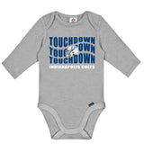 2-Pack Baby Boys Indianapolis Colts Long Sleeve Bodysuit Set-Gerber Childrenswear Wholesale