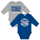 2-Pack Baby Boys New York Giants Long Sleeve Bodysuit Set-Gerber Childrenswear Wholesale