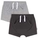 2-Pack Baby Boys Gray Shorts-Gerber Childrenswear Wholesale