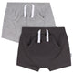 2-Pack Baby Boys Gray Shorts-Gerber Childrenswear Wholesale