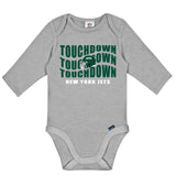 2-Pack Baby Boys New York Jets Long Sleeve Bodysuit Set-Gerber Childrenswear Wholesale