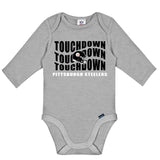 2-Pack Baby Boys Pittsburgh Steelers Long Sleeve Bodysuit Set-Gerber Childrenswear Wholesale