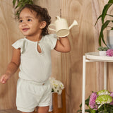 2-Pack Baby Girls Green Lily Bodysuit and Shorts Set-Gerber Childrenswear Wholesale