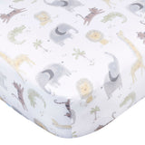 2-Pack Baby Neutral Animal Geo Crib Sheet-Gerber Childrenswear Wholesale