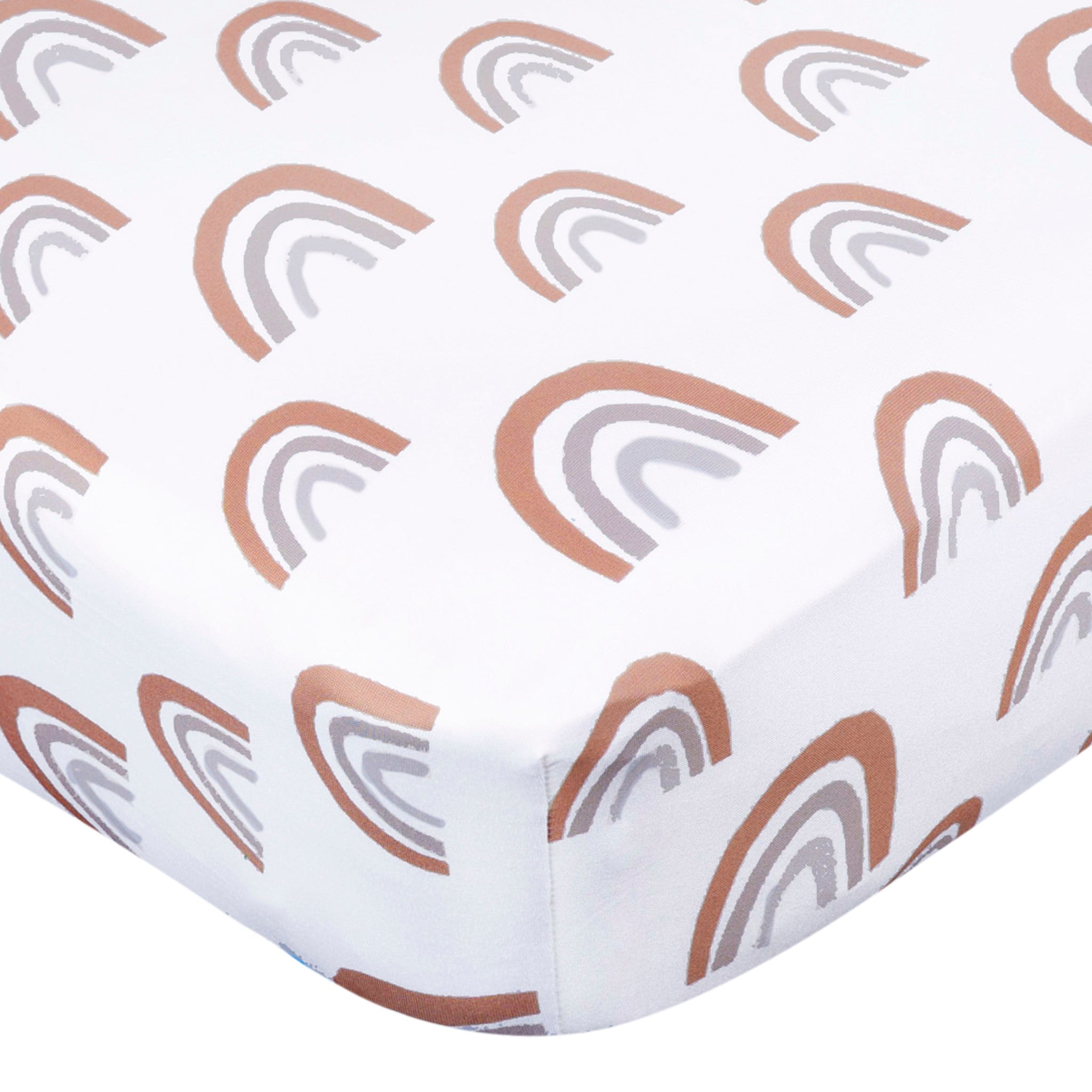 2-Pack Baby Neutral Boho Rainbow Crib Sheet-Gerber Childrenswear Wholesale