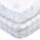 2-Pack Baby Neutral Celestial Crib Sheet-Gerber Childrenswear Wholesale