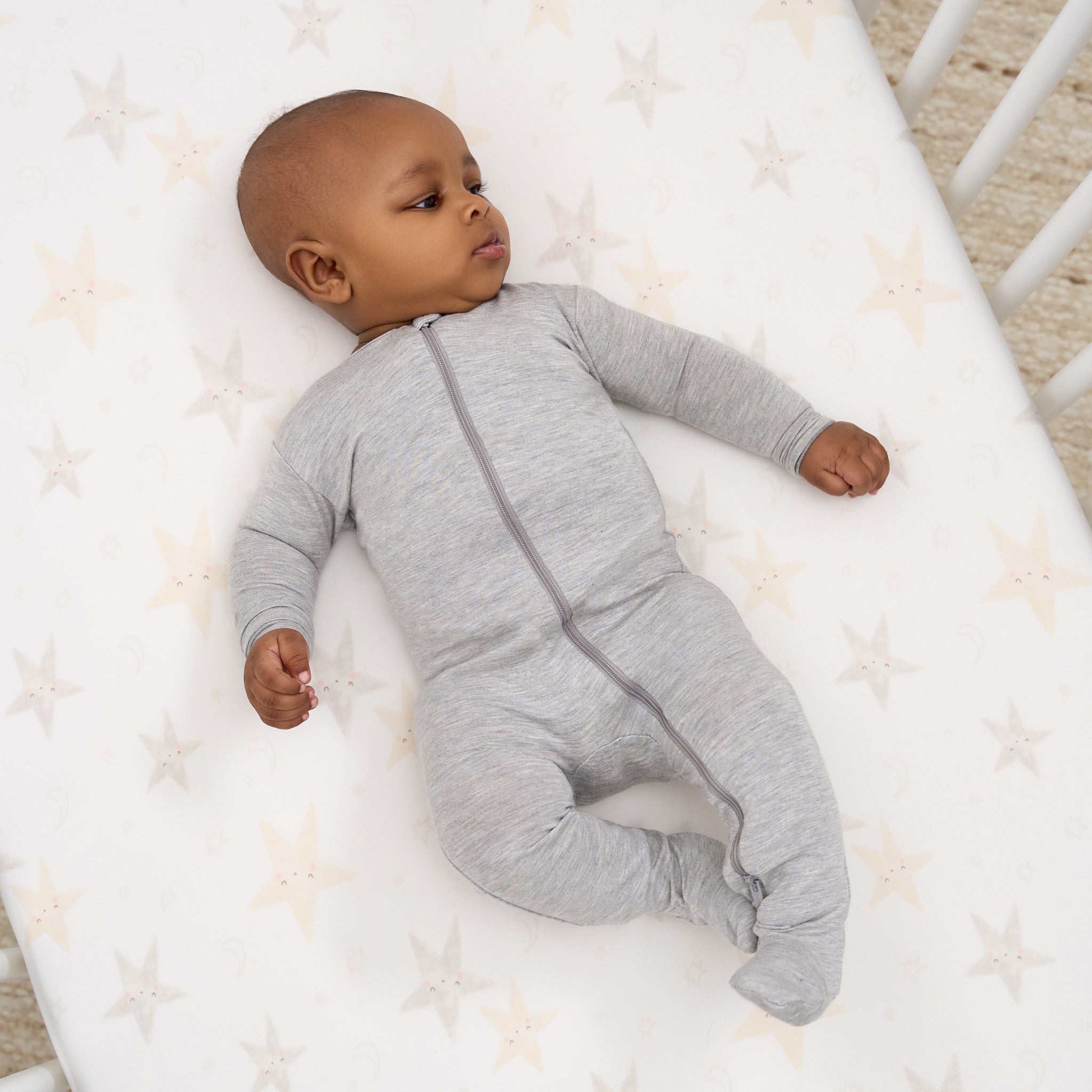 2-Pack Baby Neutral Celestial Crib Sheet-Gerber Childrenswear Wholesale